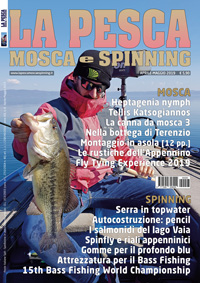 la pesca mosca e spinning copertina rivista 2019 2