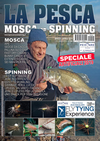 la pesca mosca e spinning copertina rivista speciali artificiali 2019