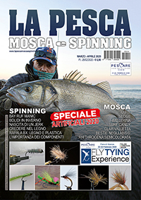 la pesca mosca e spinning copertina rivista speciali artificiali 2020