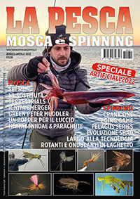 la pesca mosca e spinning copertina Speciale Artificiali 2022” class=