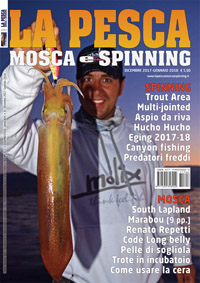 la pesca mosca e spinning copertina rivista 2017 6