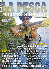 la pesca mosca e spinning copertina Aprile-Maggio 2023