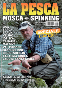 la pesca mosca e spinning copertina rivista speciali estate 2018